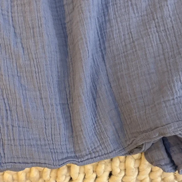 Apiece Apart Light Blue Ruffled Blouse - Picture 12 of 16